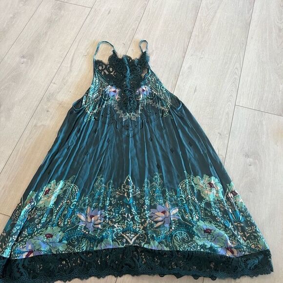 Free People Who's Sorry Now Floral Slip Dress size M - Picture 4 of 8